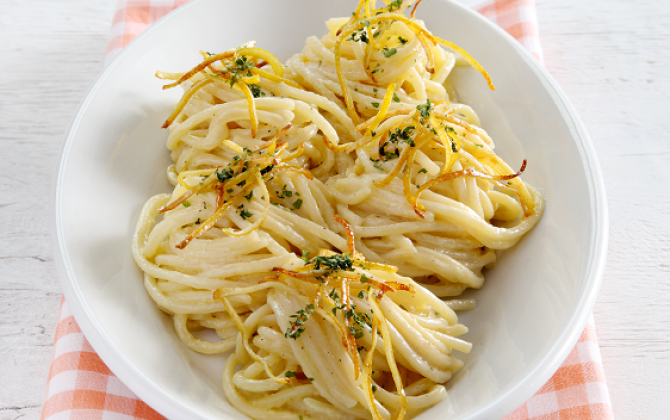 Recept Spaghetti met romige citroensaus Grand'Italia